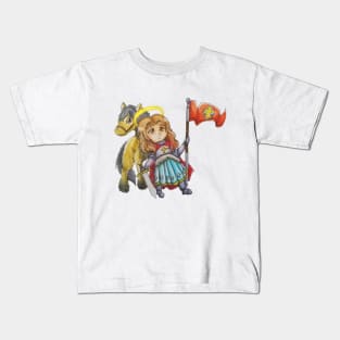 Saint Joan of arch Chibi Kids T-Shirt